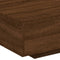 vidaXL - Salontafel - met - LED-verlichting - 85x55x31 - cm - bruin - eikenkleur