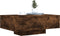 vidaXL - Salontafel - met - LED-verlichting - 85x55x31 - cm - gerookt - eikenkleurig