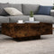 vidaXL - Salontafel - met - LED-verlichting - 85x55x31 - cm - gerookt - eikenkleurig