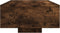 vidaXL - Salontafel - met - LED-verlichting - 85x55x31 - cm - gerookt - eikenkleurig