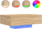 vidaXL - Salontafel - met - LED-verlichting - 85x55x31 - cm - sonoma - eikenkleurig