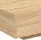 vidaXL - Salontafel - met - LED-verlichting - 85x55x31 - cm - sonoma - eikenkleurig