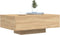 vidaXL - Salontafel - met - LED-verlichting - 85x55x31 - cm - sonoma - eikenkleurig
