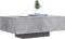 vidaXL - Salontafel - met - LED-verlichting - 85x55x31 - cm - betongrijs