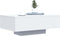 vidaXL - Salontafel - met - LED-verlichting - 85x55x31 - cm - wit