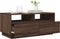 vidaXL - Salontafel - met - LED-verlichting - 90x49x40 - cm - bruin - eikenkleur
