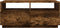 vidaXL - Salontafel - met - LED-verlichting - 90x49x40 - cm - gerookt - eikenkleurig