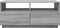 vidaXL - Salontafel - met - LED-verlichting - 90x49x40 - cm - grijs - sonoma - eiken