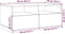 vidaXL - Salontafel - met - LED-verlichting - 90x49x40 - cm - betongrijs
