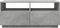vidaXL - Salontafel - met - LED-verlichting - 90x49x40 - cm - betongrijs