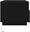 vidaXL - Salontafel - met - LED-verlichting - 90x49x40 - cm - zwart - eiken