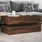 vidaXL - Salontafel - met - LED-verlichting - 90x50x40 - cm - bruin - eikenkleur