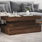 vidaXL - Salontafel - met - LED-verlichting - 90x50x40 - cm - bruin - eikenkleur