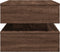 vidaXL - Salontafel - met - LED-verlichting - 90x50x40 - cm - bruin - eikenkleur