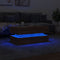 vidaXL - Salontafel - met - LED-verlichting - 90x50x40 - cm - bruin - eikenkleur