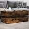 vidaXL - Salontafel - met - LED-verlichting - 90x50x40 - cm - gerookt - eikenkleurig