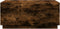 vidaXL - Salontafel - met - LED-verlichting - 90x50x40 - cm - gerookt - eikenkleurig