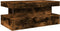 vidaXL - Salontafel - met - LED-verlichting - 90x50x40 - cm - gerookt - eikenkleurig