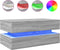 vidaXL - Salontafel - met - LED-verlichting - 90x50x40 - cm - grijs - sonoma - eiken