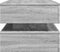 vidaXL - Salontafel - met - LED-verlichting - 90x50x40 - cm - grijs - sonoma - eiken