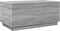 vidaXL - Salontafel - met - LED-verlichting - 90x50x40 - cm - grijs - sonoma - eiken