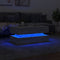 vidaXL - Salontafel - met - LED-verlichting - 90x50x40 - cm - grijs - sonoma - eiken