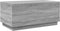 vidaXL - Salontafel - met - LED-verlichting - 90x50x40 - cm - grijs - sonoma - eiken
