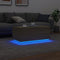 vidaXL - Salontafel - met - LED-verlichting - 90x50x40 - cm - sonoma - eikenkleurig