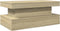 vidaXL - Salontafel - met - LED-verlichting - 90x50x40 - cm - sonoma - eikenkleurig