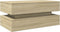vidaXL - Salontafel - met - LED-verlichting - 90x50x40 - cm - sonoma - eikenkleurig