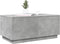 vidaXL - Salontafel - met - LED-verlichting - 90x50x40 - cm - betongrijs