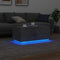 vidaXL - Salontafel - met - LED-verlichting - 90x50x40 - cm - betongrijs