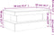 vidaXL - Salontafel - met - LED-verlichting - 90x50x40 - cm - wit