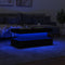 vidaXL - Salontafel - met - LED-verlichting - 90x50x40 - cm - wit