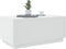 vidaXL - Salontafel - met - LED-verlichting - 90x50x40 - cm - wit