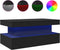 vidaXL - Salontafel - met - LED-verlichting - 90x50x40 - cm - zwart