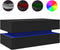 vidaXL - Salontafel - met - LED-verlichting - 90x50x40 - cm - zwart
