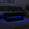 vidaXL - Salontafel - met - LED-verlichting - 90x50x40 - cm - zwart