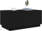 vidaXL - Salontafel - met - LED-verlichting - 90x50x40 - cm - zwart - eiken