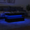 vidaXL - Salontafel - met - LED-verlichting - 90x50x40 - cm - zwart