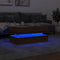 vidaXL - Salontafel - met - LED-verlichting - 90x50x40cm - artisanaal - eikenkleur
