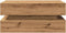 vidaXL - Salontafel - met - LED-verlichting - 90x50x40cm - artisanaal - eikenkleur