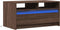 vidaXL - Salontafel - met - LED-verlichting - bewerkt - hout - bruin - eikenkleur