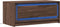 vidaXL - Salontafel - met - LED-verlichting - bewerkt - hout - bruin - eikenkleur