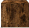 vidaXL - Salontafel - met - LED-verlichting - bewerkt - hout - gerookt - eikenkleur