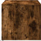 vidaXL - Salontafel - met - LED-verlichting - bewerkt - hout - gerookt - eikenkleur