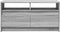 vidaXL - Salontafel - met - LED-verlichting - bewerkt - hout - grijs - sonoma - eiken