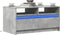 vidaXL - Salontafel - met - LED-verlichting - bewerkt - hout - betongrijs