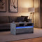vidaXL - Salontafel - met - LED-verlichting - bewerkt - hout - betongrijs