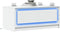 vidaXL - Salontafel - met - LED-verlichting - bewerkt - hout - wit